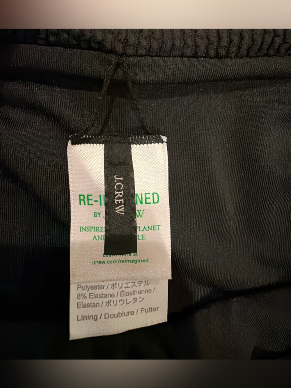 JCrew High-Waist Black Textured Bikini Bottoms - Picture 3 of 3